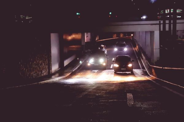 Use headlights properly when driving at night.