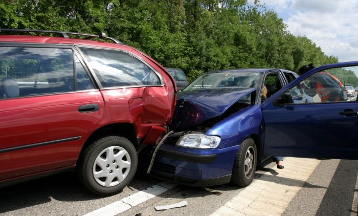 Rear-end collision in Miami.